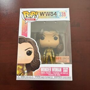 Funko Pop! Wonder Woman Golden Armor Vinyl Figure NWT